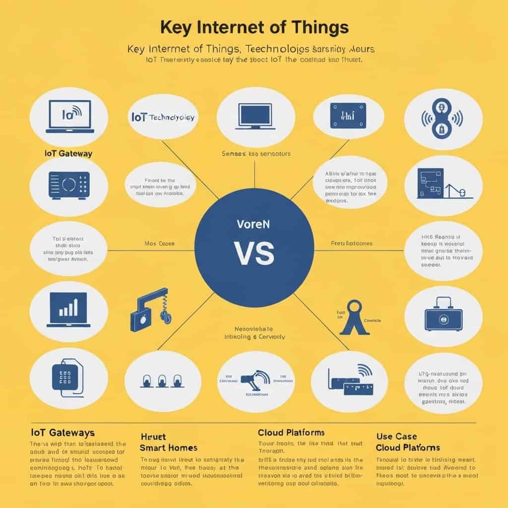 Porównanie kluczowych technologii Internetu Rzeczy