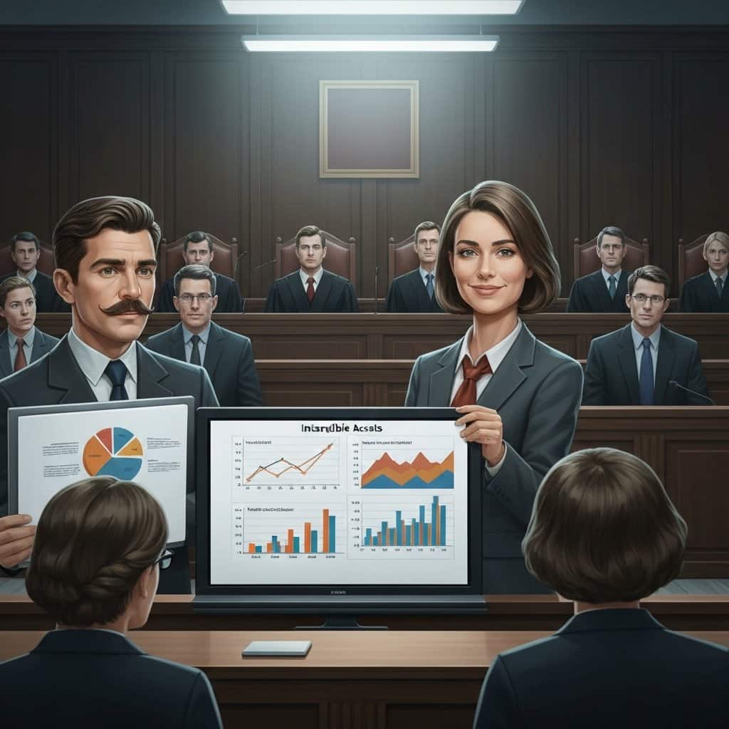 Wycena wartości niematerialnych i prawnych w sporach